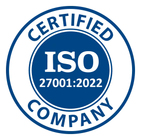 ISO/IEC 27001 certified